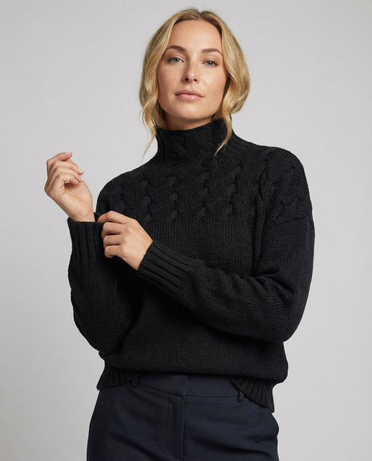 EB | Damen Strickturtleneck Pullover