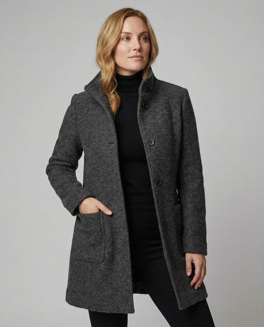 EB | Hochkragenmantel für Damen