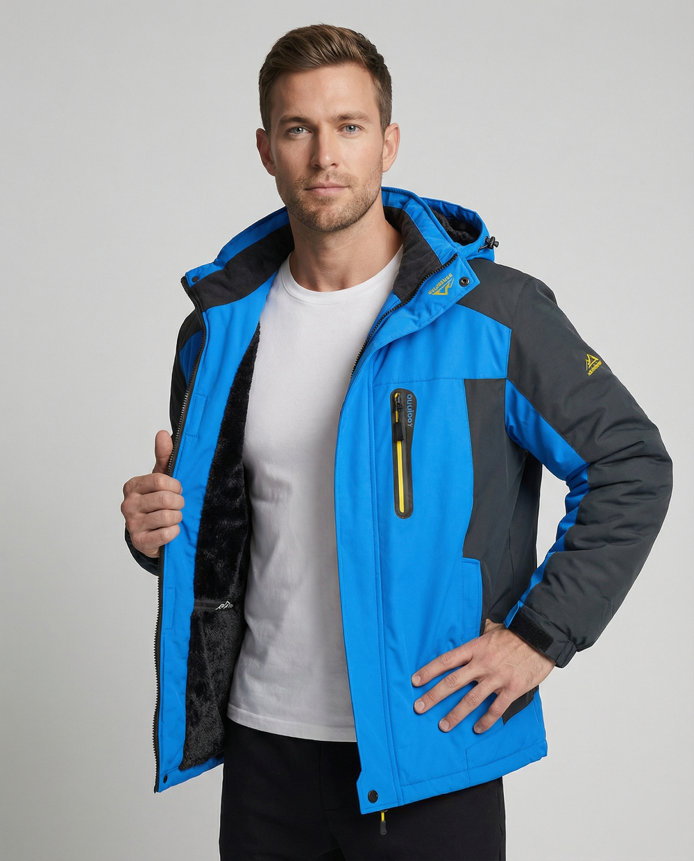 EB | Wasserdichte Skijacke mit Fleece-Futter