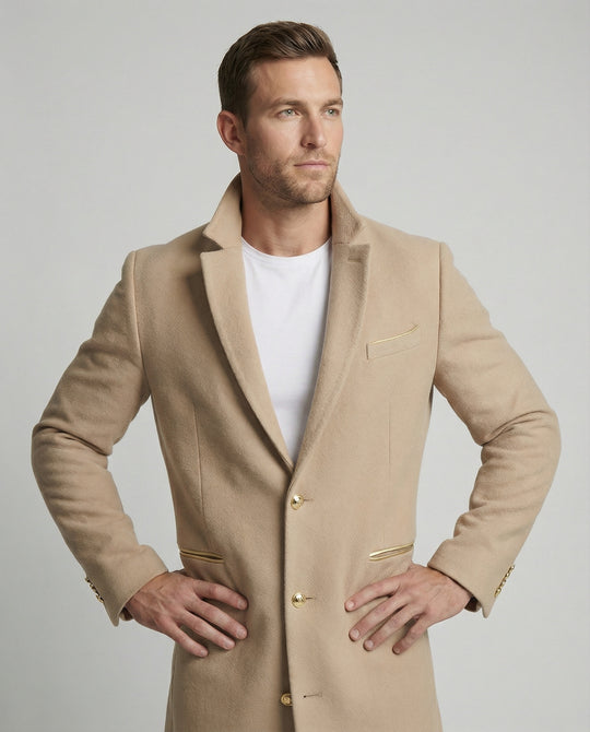 EB | Eleganter Wolltrenchcoat für Männer