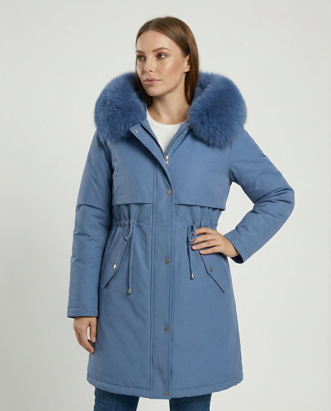 Damen Winterparka mit Wasserdichtem Material & Kapuze | EB