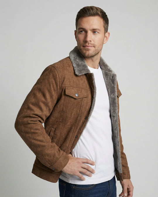 Herren Langarmhemd Herren gemustert