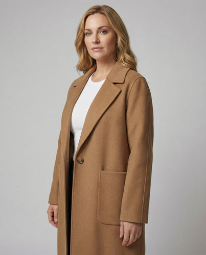 EB | Langer Wollmantel für Damen