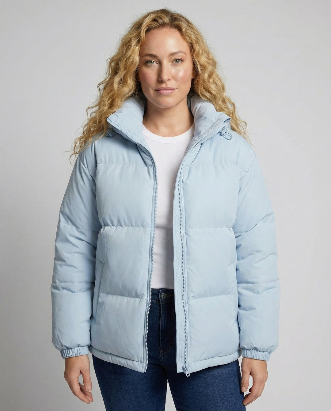 EB | Warme, Gepolsterte Jacke mit Kapuze für Frauen