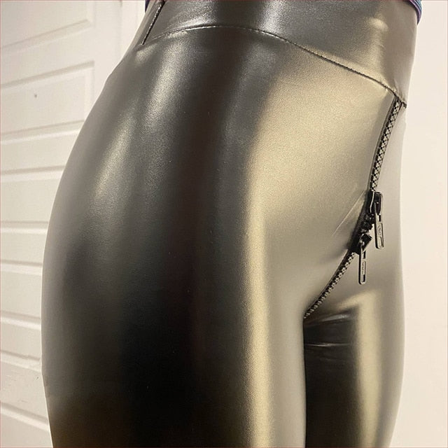 EB | Matte hose mit Reißverschluss hinten