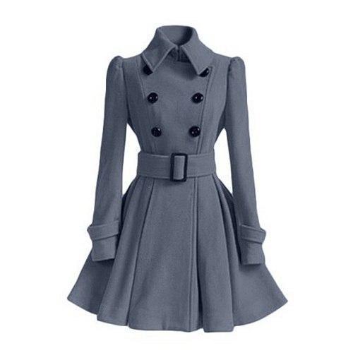 EB | taillierte Damen Windbreaker Trenchcoat