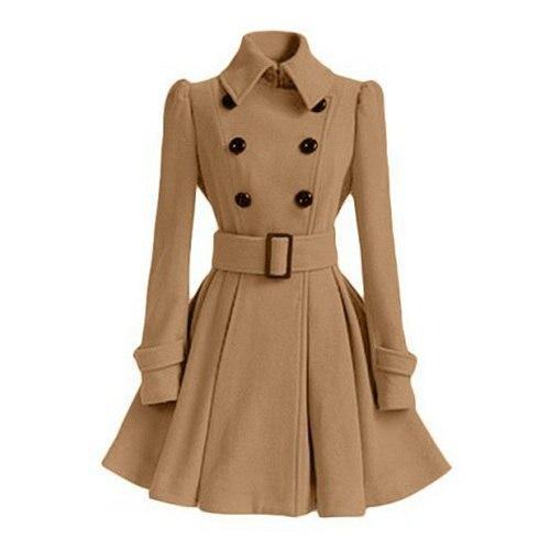 EB | taillierte Damen Windbreaker Trenchcoat