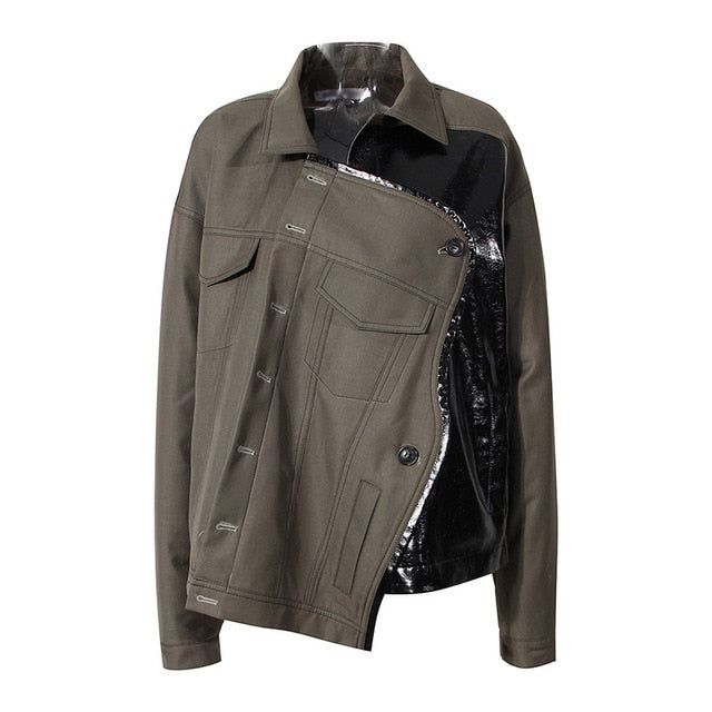 EB | Ich werde nicht brechen asymmetrische Jacke