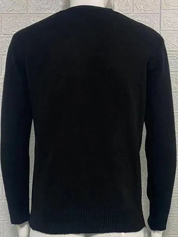 EB | Ausschnitt Herren Strickjacke Pullover