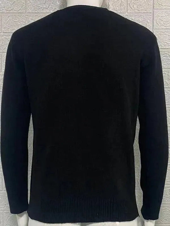 EB | Ausschnitt Herren Strickjacke Pullover