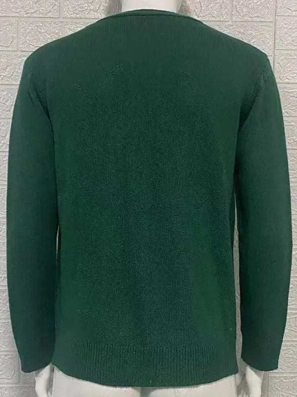 EB | Ausschnitt Herren Strickjacke Pullover