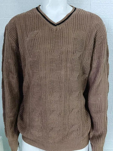 EB | Ausschnitt Slim Fit Herren Pullover Sweatshirt