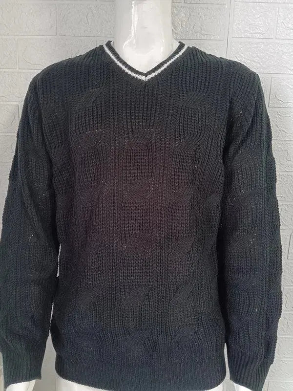 EB | Ausschnitt Slim Fit Herren Pullover Sweatshirt
