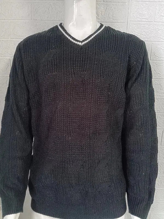 EB | Ausschnitt Slim Fit Herren Pullover Sweatshirt