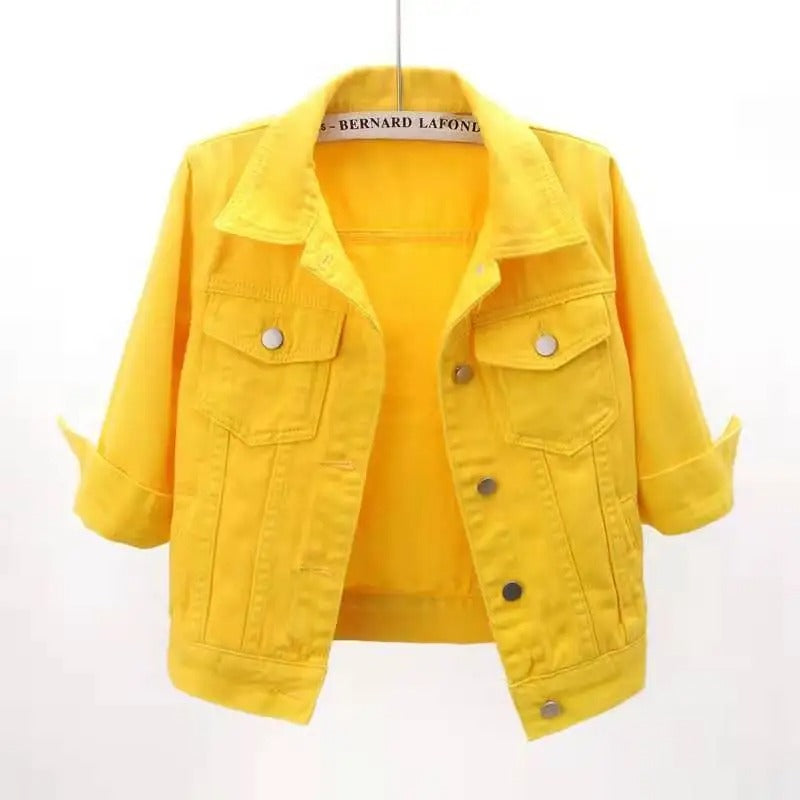 EB | Damen Jeansjacke mit Klassischer Passform