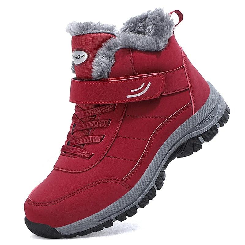 Leichte Frauen Schneestiefel mit Fell EB