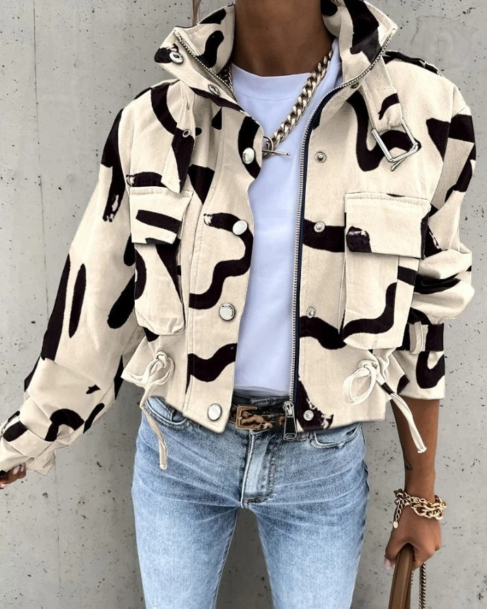 EB | Modische Weinlese Jacke