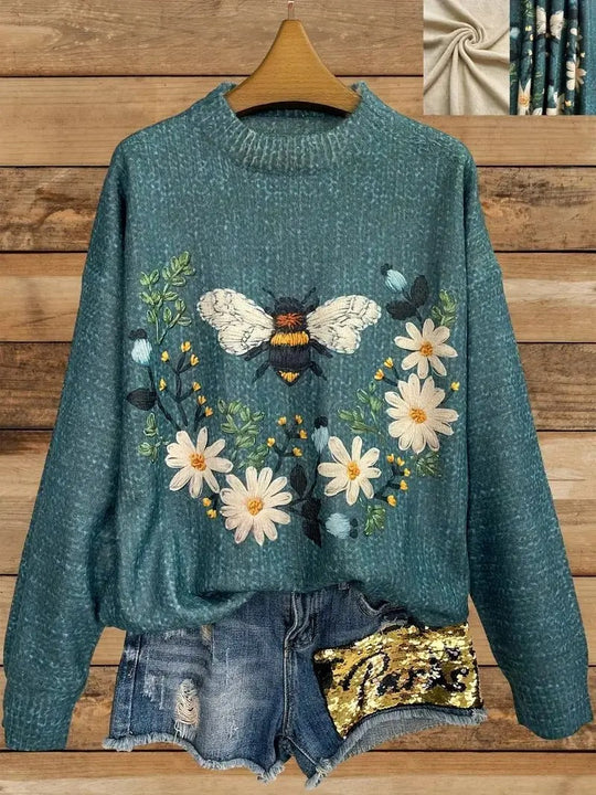 EB | Bedruckter Pullover für Damen