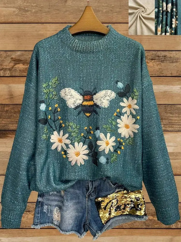 EB | Bedruckter Pullover für Damen