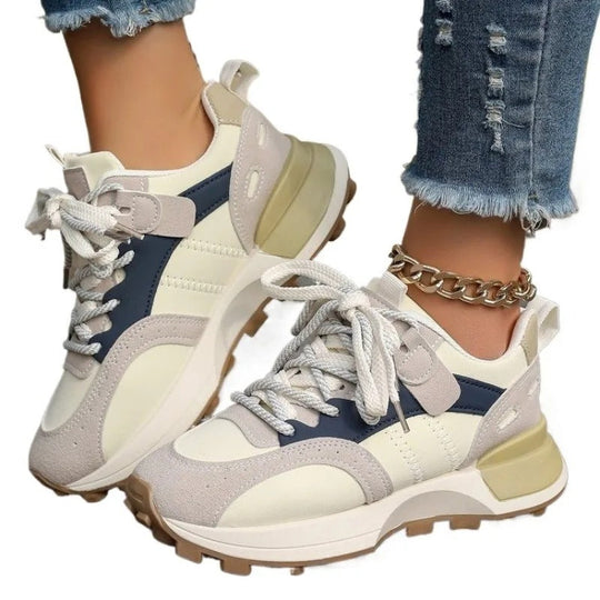 Damen Mischfarben Sneakers EB