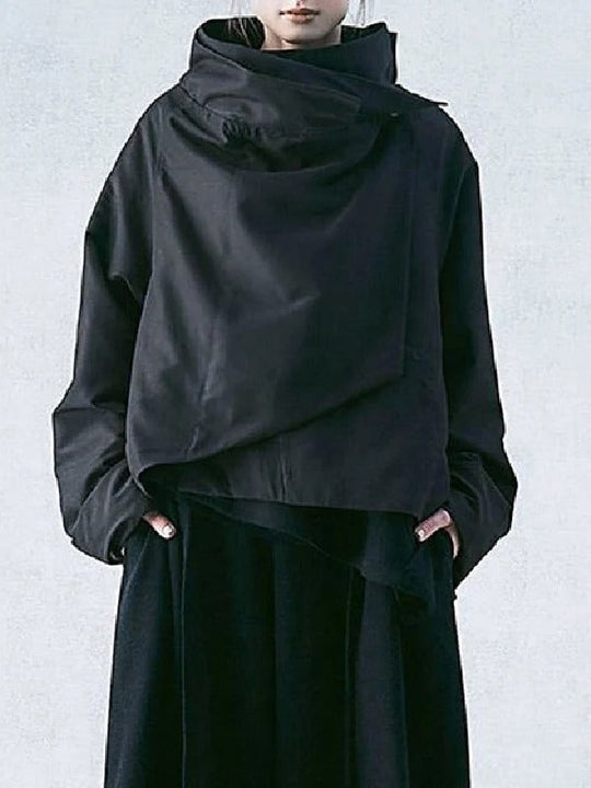 EB | Damen Freizeit Stehkragen Lange Jacke