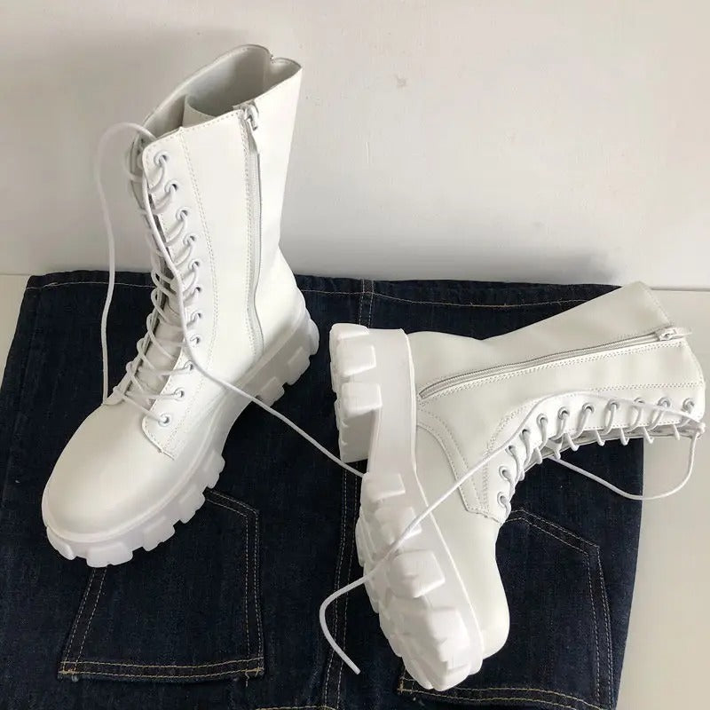 Damenmode Schnürstiefel EB