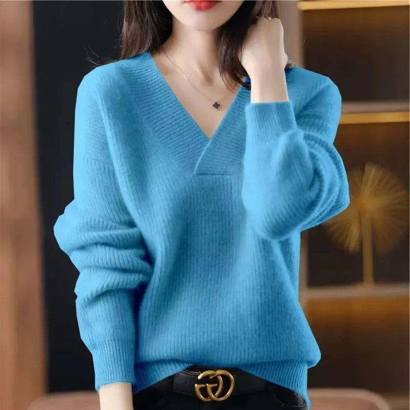 EB | Pullover mit V-Ausschnitt für Damen