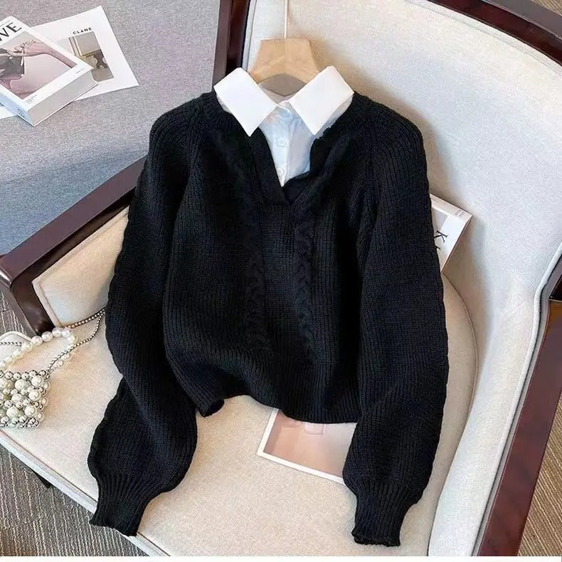 EB | Strickpullover Im Retro Modestil