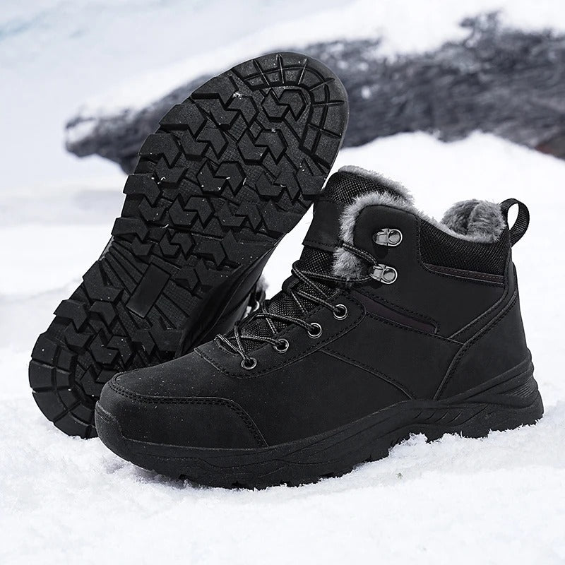 Wasserdichte Winterstiefel aus Leder EB
