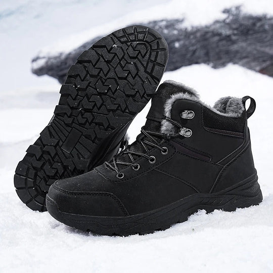 Wasserdichte Winterstiefel aus Leder EB