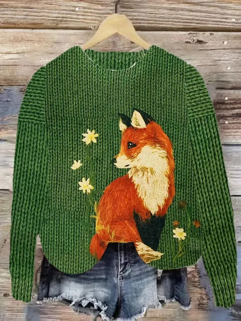 EB | Bedruckter Pullover für Damen