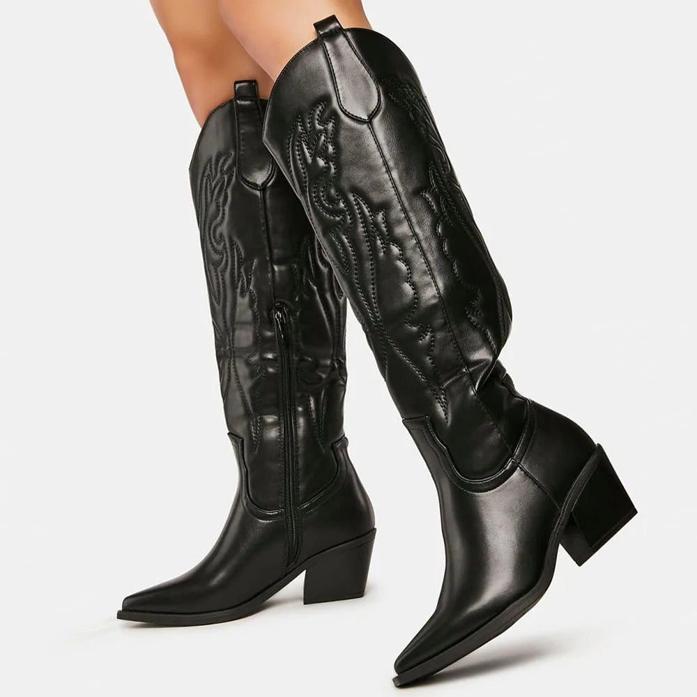 EB | Robuste Cowboystiefel Bis Zum Knie
