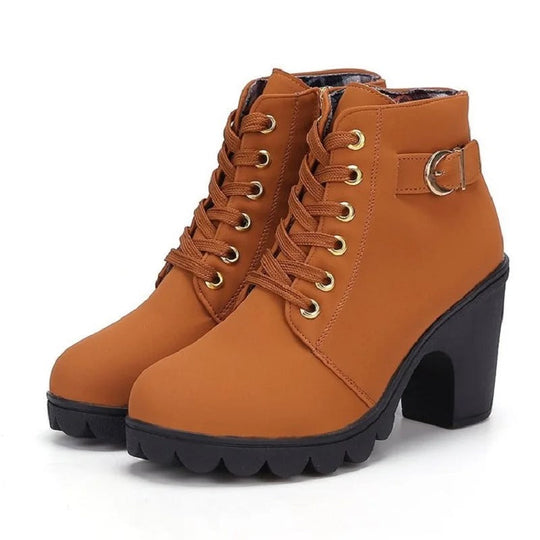 Frauen Schnürpumpstiefel EB