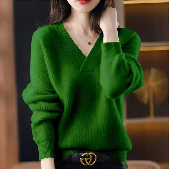 EB | Pullover mit V-Ausschnitt für Damen