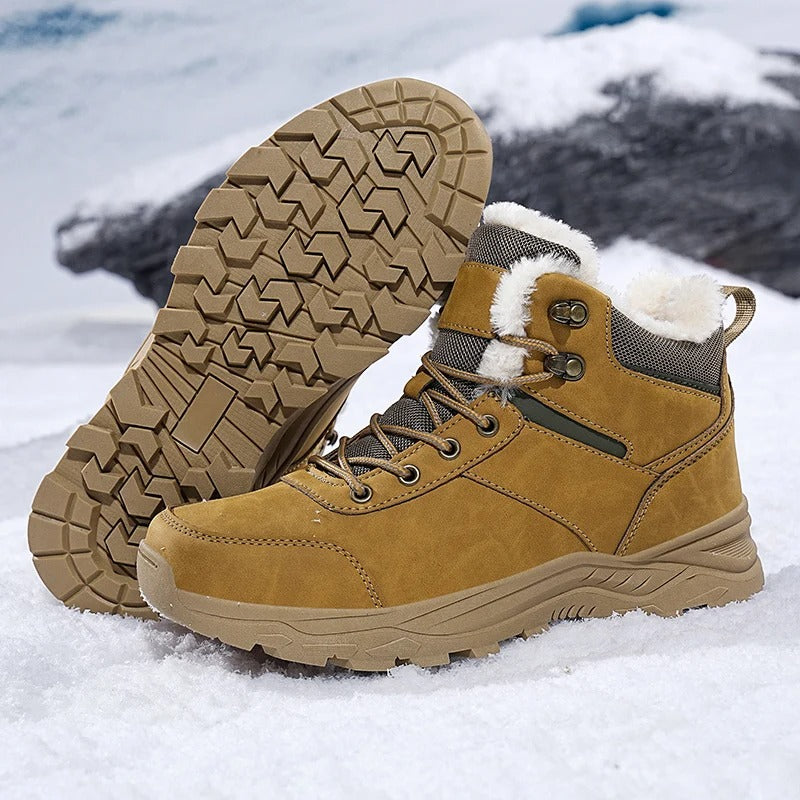 Wasserdichte Winterstiefel aus Leder EB