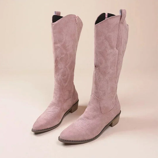 Bestickte Western-Cowboystiefel für Frauen EB
