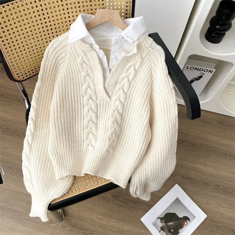 EB | Strickpullover Im Retro Modestil