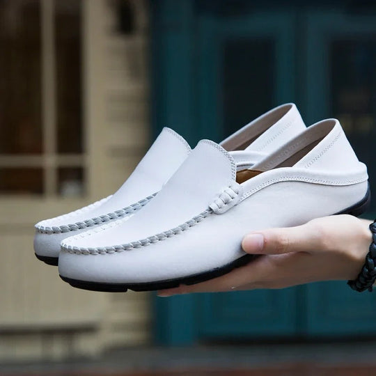 Herren-Loafer aus echtem Leder EB