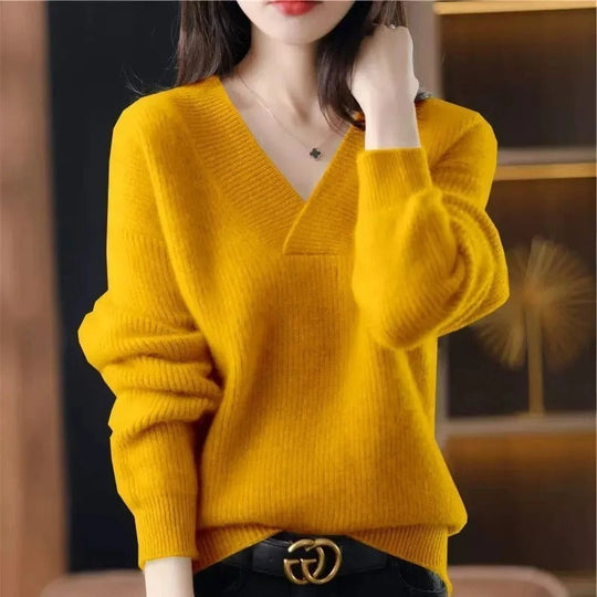 EB | Pullover mit V-Ausschnitt für Damen