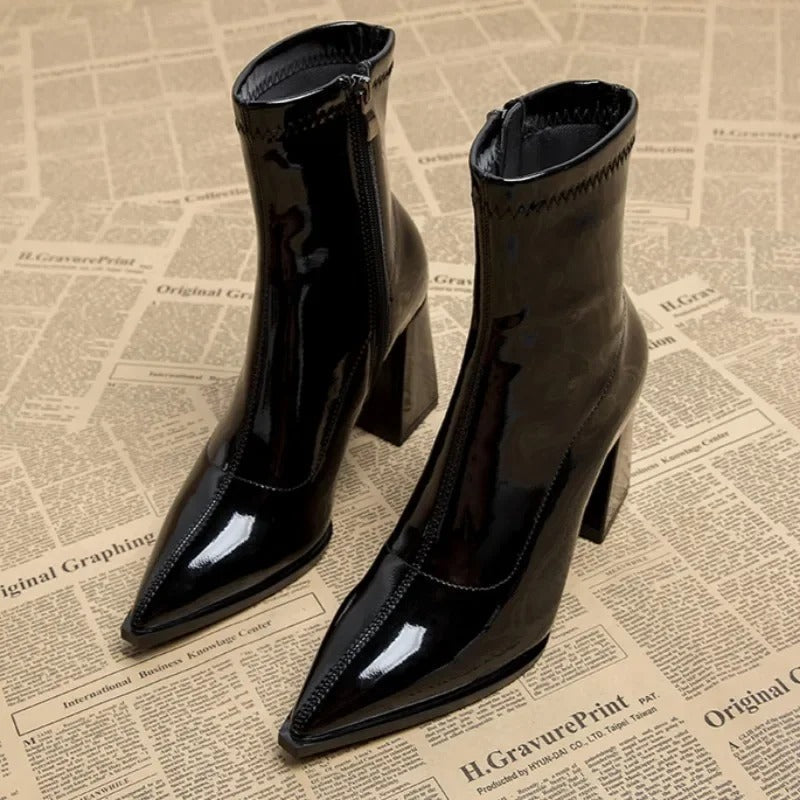 EB | Winter Plus Samt Spitzenstiefel