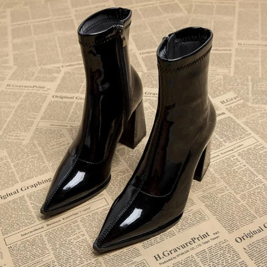 EB | Winter Plus Samt Spitzenstiefel