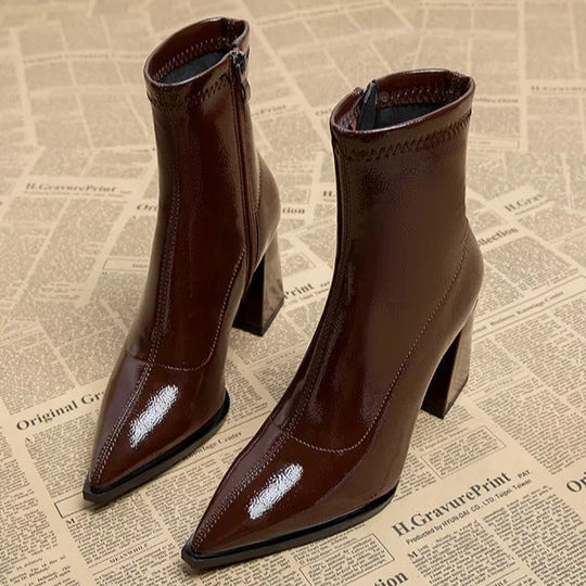 EB | Winter Plus Samt Spitzenstiefel