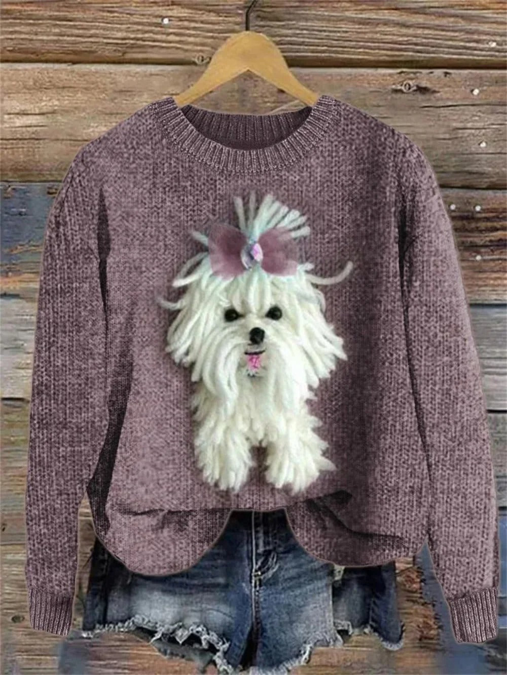 EB | Bedruckter Pullover für Frauen