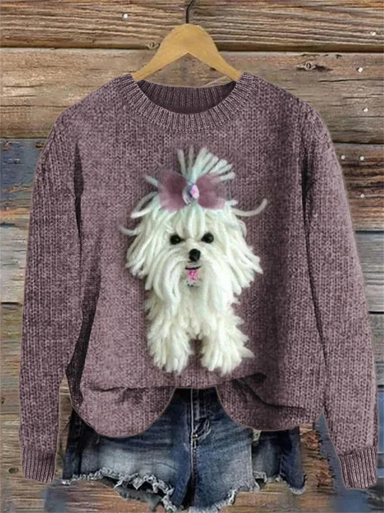 EB | Bedruckter Pullover für Frauen