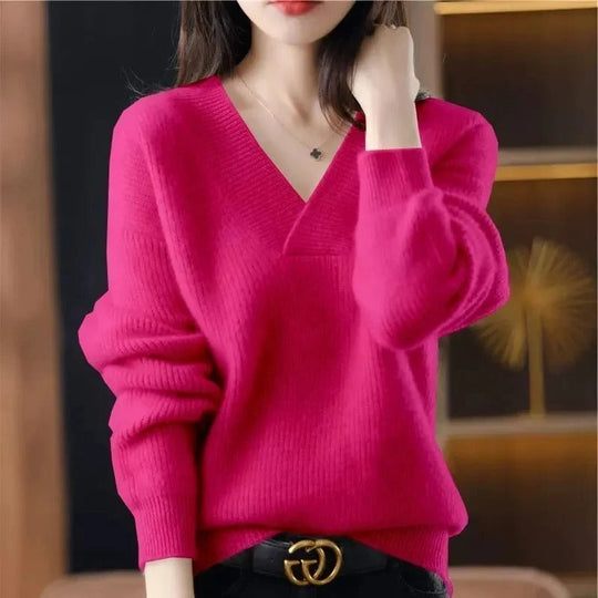 EB | Pullover mit V-Ausschnitt für Damen