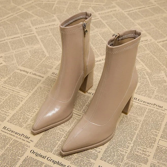 EB | Winter Plus Samt Spitzenstiefel