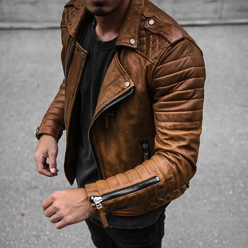 EB | Zeitlose Lederjacke für Herren