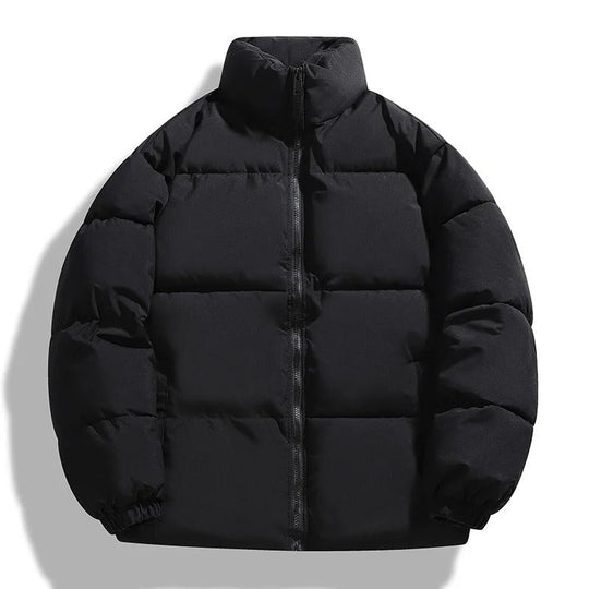 EB | Puffer-Jacke Übergroße Passform Gepolstert Gesteppt Hoher Kragen Lässiger Look