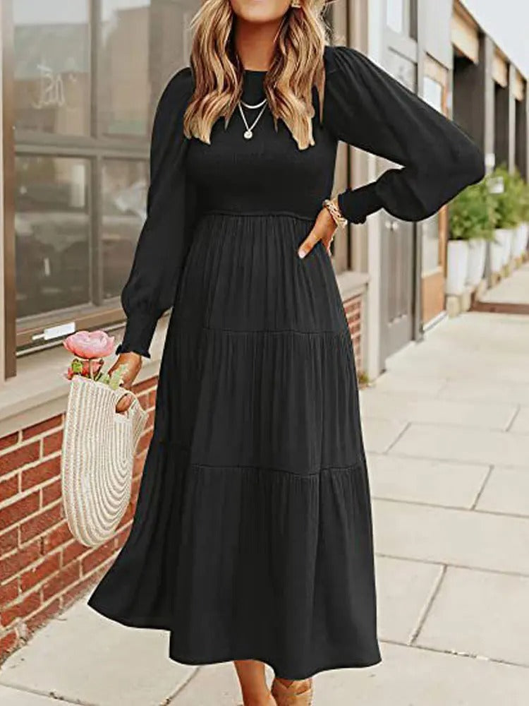 EB | Midi-Kleid mit Langen Ärmeln und Dinnerjackets
