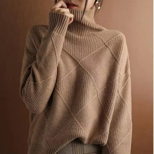 EBMode - Damen Rollkragenpullover